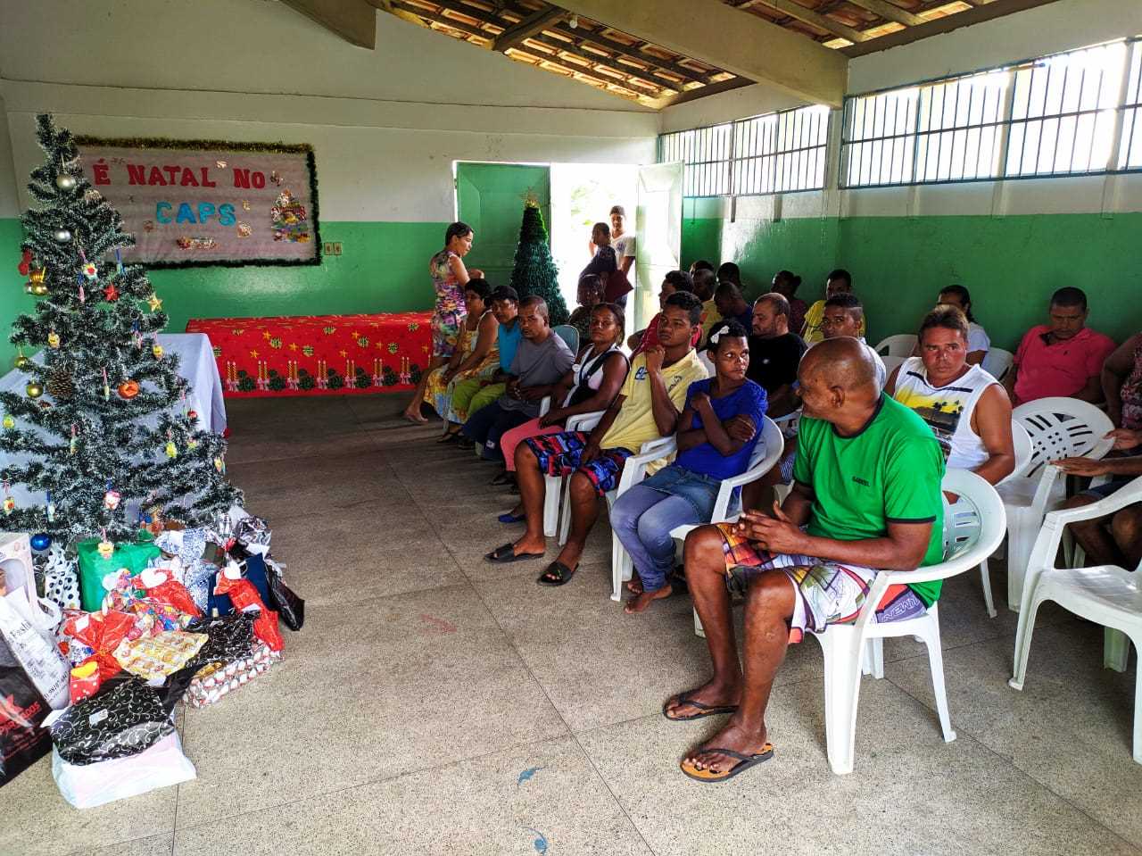 Camacã: Almoço de Natal, presentes e alegria finalizam o ano de 2019 no CAPS